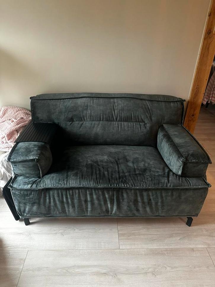 Costa Fauteuil bank - Donkergroen, Huis en Inrichting, Fauteuils, Zo goed als nieuw, Stof, 100 tot 125 cm, 75 tot 100 cm, Ophalen