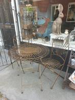 super leuk tuinset bistro set smeedijzer, Ophalen, Nieuw, 2 zitplaatsen