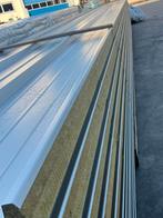Geisoleerde dakplaten steenwol, Doe-het-zelf en Verbouw, Platen en Panelen, Ophalen, Gebruikt, 50 tot 100 mm