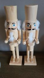 Twee houten notenkrakers om te decoreren, Hobby en Vrije tijd, Ophalen of Verzenden, Nieuw