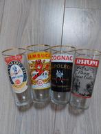4 vintage glazen, Verzamelen, Glas en Borrelglaasjes, Nieuw, Ophalen of Verzenden
