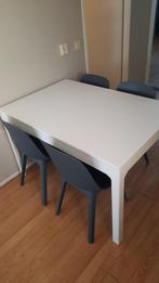 Ikea eethoek incl. 4 stoelen, Huis en Inrichting, Tafels | Eettafels, Ophalen, 100 tot 150 cm, 50 tot 100 cm, Zo goed als nieuw