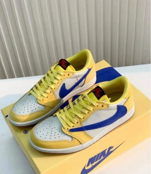 Travis Scott x Jordan Air Jordan 1 barb 7.0 leer Low OG Cana, Kleding | Heren, Schoenen, Nieuw, Sneakers of Gympen, Ophalen of Verzenden