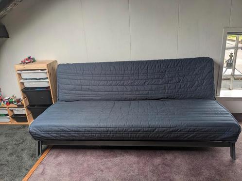 Slaapbank Karlaby Ikea, Huis en Inrichting, Slaapkamer | Slaapbanken, Zo goed als nieuw, 120 cm, 200 cm, Tweepersoons, Grijs, Blauw