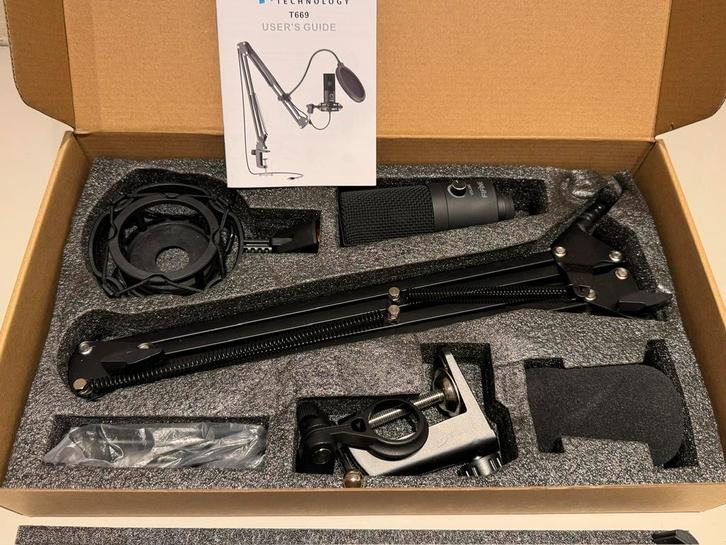 Fifine T669 Microfoon - Nieuw in Doos!, Muziek en Instrumenten, Microfoons, Zo goed als nieuw, Studiomicrofoon, Ophalen of Verzenden