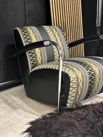 Leolux Scylla Fauteuil, Ophalen, Zo goed als nieuw, Metaal, 75 tot 100 cm