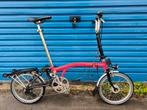 Z.G.A.N Brompton Vouwfiets 6 versnellingen extra hoog zadel, Brompton, 16 tot 18 inch, Versnellingen, Ophalen of Verzenden