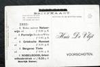 Reclame Alcoholische dranken, Huis de Vlijt, Voorschoten, Overige thema's, Ongelopen, 1920 tot 1940, Verzenden