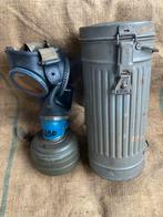 Duits Gasmasker in Blik, WOII, Verzamelen, Militaria | Tweede Wereldoorlog, Ophalen of Verzenden, Overige soorten, Duitsland, Overige typen