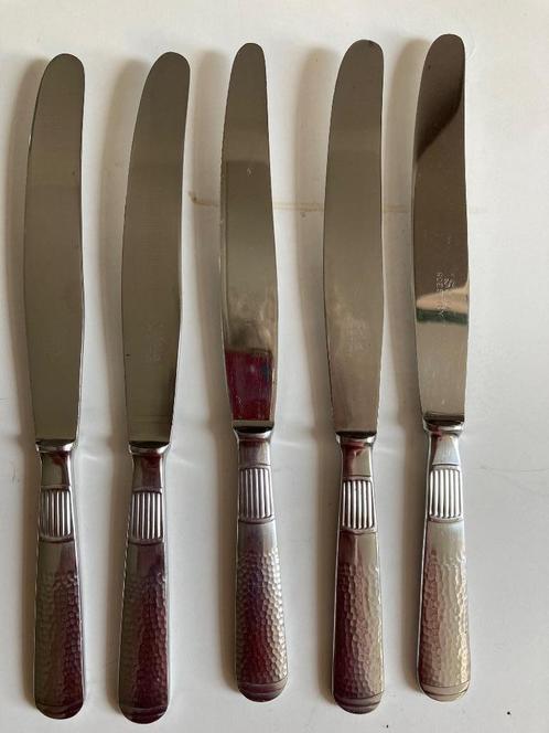 5 x SOLA mes, dinermes, model 620, mooie staat, 24,6 cm, Antiek en Kunst, Antiek | Bestek, Ophalen