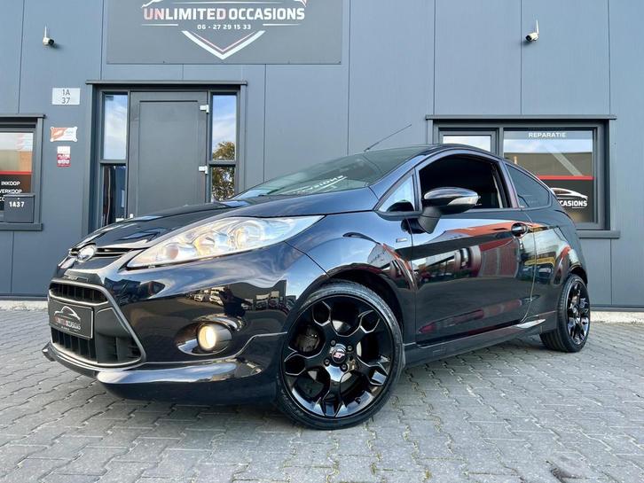 Ford Fiesta 1.6 SPORT *ST-LINE*ECC*120PK*BLACK ON BLACK, Auto's, Ford, Bedrijf, Te koop, Fiësta, ABS, Airbags, Airconditioning
