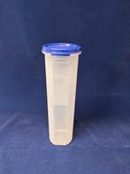 Tupperware spaghetti bewaardoos met blauw deksel., Ophalen, Gebruikt, Blauw