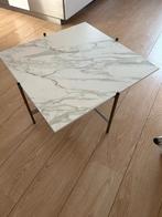 Salontafel rvs / keramiek, Ophalen, Overige materialen, 50 tot 100 cm, Vierkant