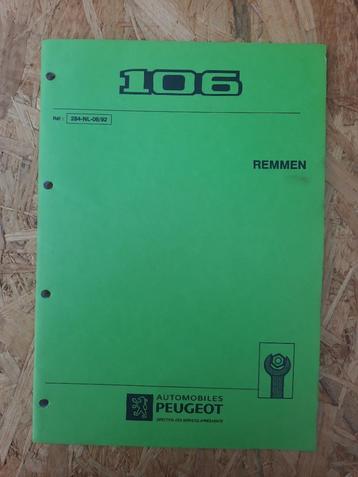 Werkplaatshandboek Peugeot 106 remmen + ABS beschikbaar voor biedingen