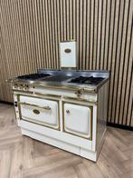 Luxe Fornuis Morice 120cm crème + Gasoven & Warmhoudkast, Witgoed en Apparatuur, Fornuizen, Warmhoudplaat, 60 cm of meer, Ophalen of Verzenden