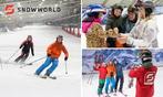 3 tickets voor 4 uur  snow world, Tickets en Kaartjes, Drie personen of meer, September