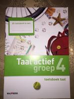 Taal Actief - Groep 4 - Toetsboek (NIEUW)., Boeken, Ophalen of Verzenden, Nieuw, Overige niveaus, Nederlands