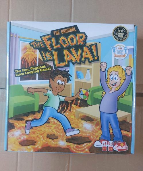 The floor is lava nieuw, Hobby en Vrije tijd, Gezelschapsspellen | Overige, Nieuw, Ophalen of Verzenden