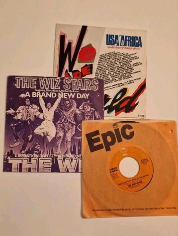 Vinyl Singles Michael The Wiz USA for Africa The Jackson s beschikbaar voor biedingen
