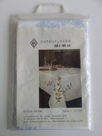 NJC Ontbijtlaken tafelkleed borduren met bloemen 130 x 160, Ophalen of Verzenden, Nieuw, Handborduren, Overige typen