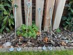 4 Metalen Tuinfakkels, Tuin en Terras, Tuinschermen, Ophalen, Gebruikt, Minder dan 100 cm, Minder dan 100 cm