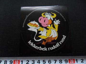 stickers strip Lekkerbek Rudolf Rund   beschikbaar voor biedingen