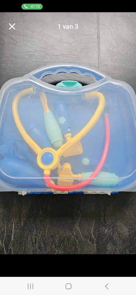Dokterskoffertje te koop, Kinderen en Baby's, Speelgoed | Educatief en Creatief, Gebruikt, Ophalen of Verzenden