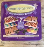 7 klassieke houten bordspellen, Drie of vier spelers, Ophalen, Nieuw, Premiergames