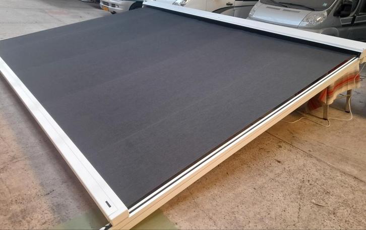 pergola zonnescherm harol TR 850 op staanders. 500 x 400., Tuin en Terras, Zonneschermen, Zo goed als nieuw, Knikarmscherm, 150 tot 300 cm