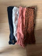 4 / vier leggings met diverse print / patroon, maat 74/80, Kinderen en Baby's, Babykleding | Maat 74, Ophalen of Verzenden, Gebruikt