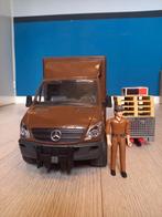 bruder ups busje met laadspullen, Ophalen, Gebruikt