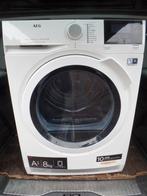 AEG serie 8000 T8DB84GW droger warmtepomp  8 kg. zgan, Ophalen, Anti-kreukfase, Overige typen, 8 tot 10 kg