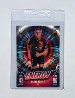 Mbappe Paris Saint Germain Energy... Match Attax 2023-24, Ophalen of Verzenden, Zo goed als nieuw, Buitenlandse clubs, Poster, Plaatje of Sticker