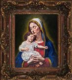 "Madonna met Kind" Origineel schilderij, Verzenden