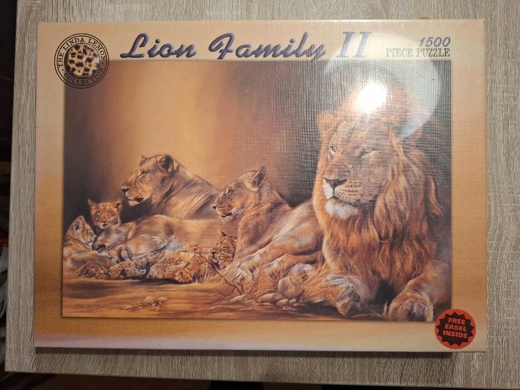 Puzzel Leeuw 1000stukjes nieuw, Ophalen, 500 t/m 1500 stukjes, Nieuw, Legpuzzel
