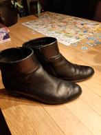 ECCO Leren Enkellaarsjes Maat 40, Zwart, Lage of Enkellaarzen, ECCO, Ophalen of Verzenden