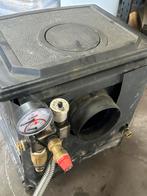 Olymberyl HFB-243 Houtkachel met Boiler – 12 kW, Ophalen of Verzenden, Zo goed als nieuw, Hout, Houtkachel