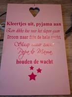 Leuk roze bord met tekst, Ophalen, Gebruikt