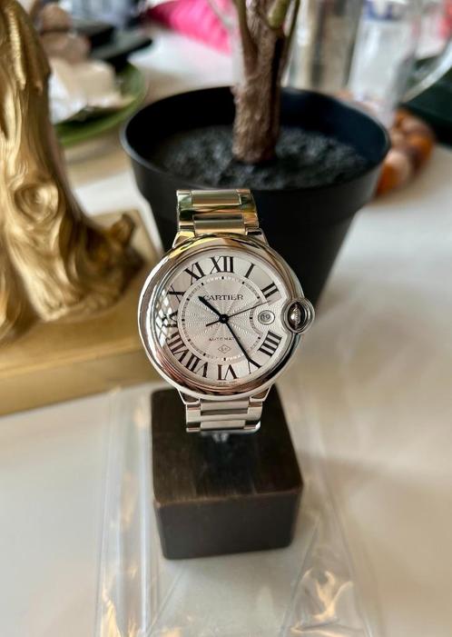Cartier Ballon Bleu W69012Z4 - 42mm - LC Monogram Dial 2014, Sieraden, Tassen en Uiterlijk, Horloges | Heren, Zo goed als nieuw