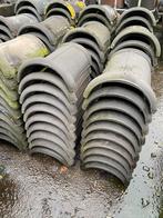 halfronde blauw gesmoorde nokvorsten, Doe-het-zelf en Verbouw, Dakpannen en Dakbedekking, Ophalen, Steen of Klei, Blauw, Nieuw