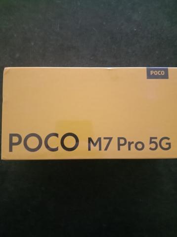 nieuwe Xiaomi poco m7 pro geseald 8 gb 5g 256 gb met lader.  beschikbaar voor biedingen