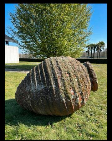 Per Sempre,Tuin Ornament Zeldzame XL Exemplaar Oude Kruik ! beschikbaar voor biedingen