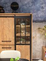 Servieskast met tv-meubel, Huis en Inrichting, Kasten | Buffetkasten, Ophalen, Gebruikt, 100 tot 150 cm, Metaal