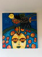 Kleurrijk schilderij 100 x 100, Ophalen