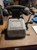 Vintage Grijze Telefoon, Verzamelen, Elektronische Apparatuur, Ophalen of Verzenden