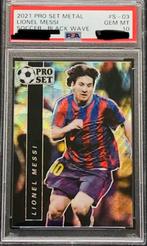 Messi 2021 Pro Set Metal Black Wave – PSA 10 GEM MINT, Ophalen, Nieuw, Plaatje