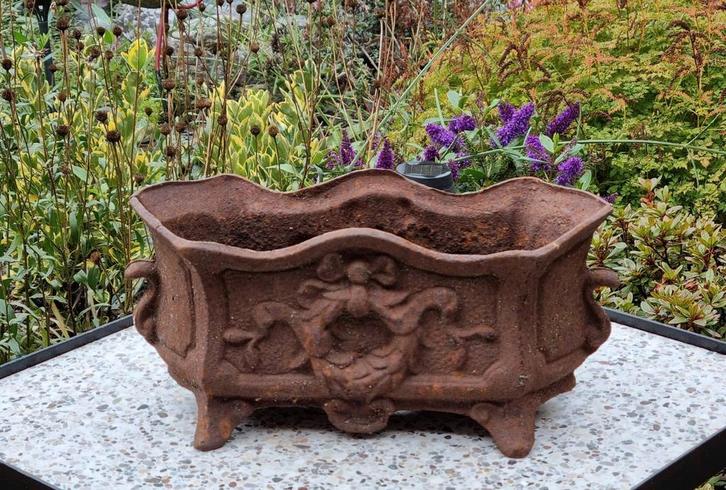 💥💥  Gietijzeren nostalgische bloembakjes versaille, Tuin en Terras, Tuinvazen, Gebruikt, Ophalen