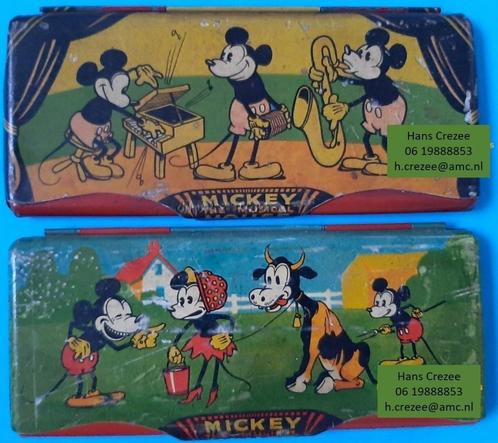 gezocht antiek Disney Mickey Mouse blik doos verpakking 1930, Verzamelen, Blikken, Gebruikt, Overige, Overige merken, Verzenden