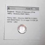Munt Misslag Engeland 1851 Pence Penny Maundy zilver, Postzegels en Munten, Munten | Europa | Niet-Euromunten, Verzenden, Overige landen