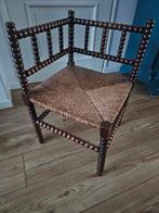 Hoekstoel met rieten zitting, Ophalen